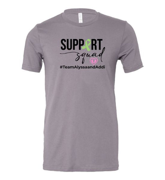 Support Squad Fundraiser T-Shirt – Team Alyssa & Baby Addi